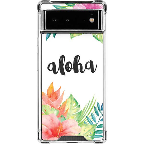 Aloha Tropical Google Pixel 6 Clear Case
